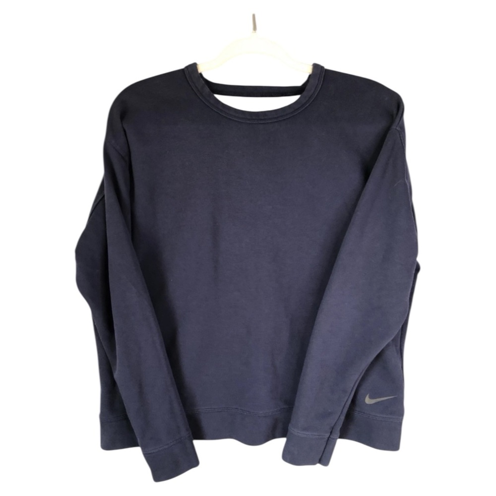 Nike Sweatshirt Womens Small Crewneck Pullover Versa Open Back 938901-451